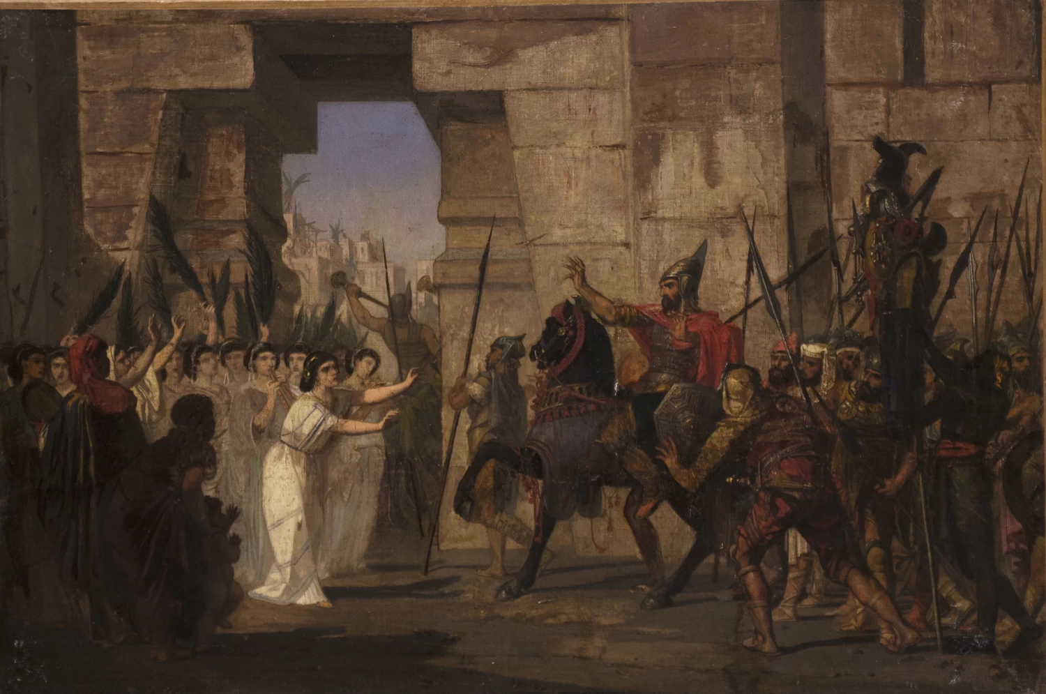 Pierre - Paul, Léon Glaize, Il rientro vittorioso dalla battaglia 1861
